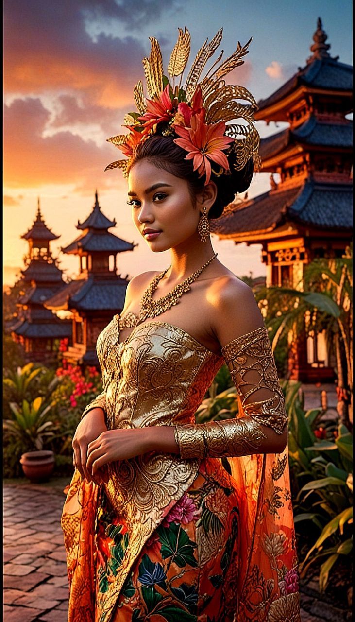 The Pan Balinese Elitists in Versace Kebaya Bali ♠️