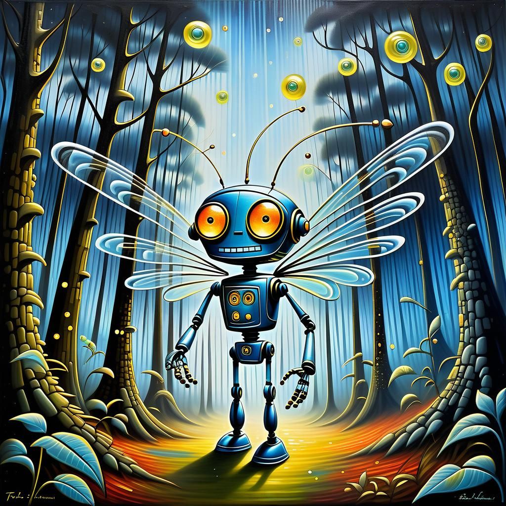 Robot and the Fireflies 13