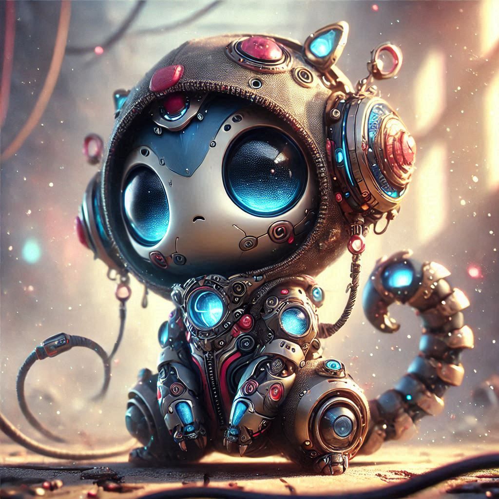 adorable fairy-tale fantasy creature portrait..