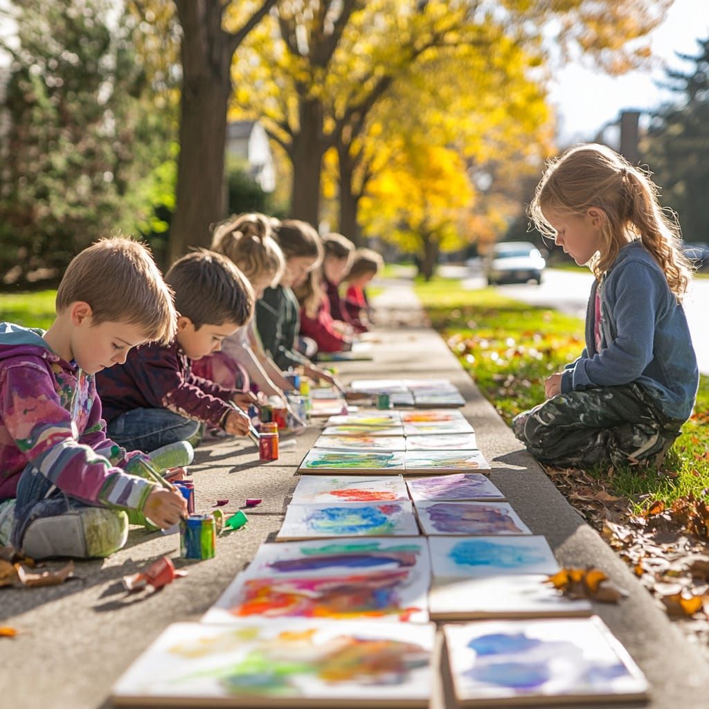 Canvas of Childhood Dreams