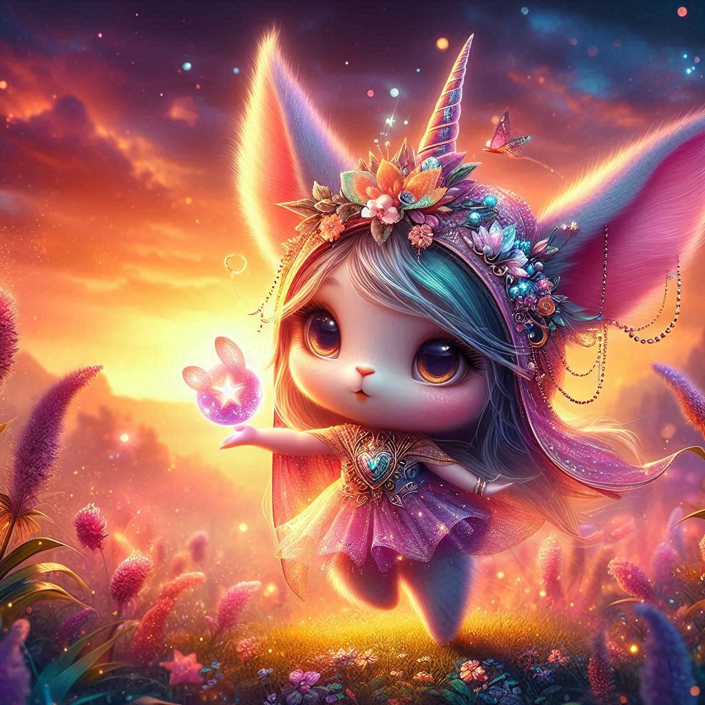 Cute little magical creature