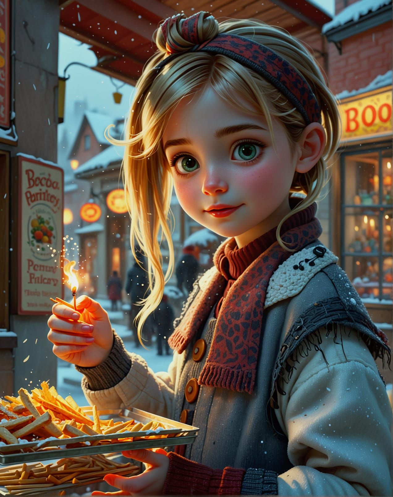 The little Match-Seller -  Hans Christian Andersen