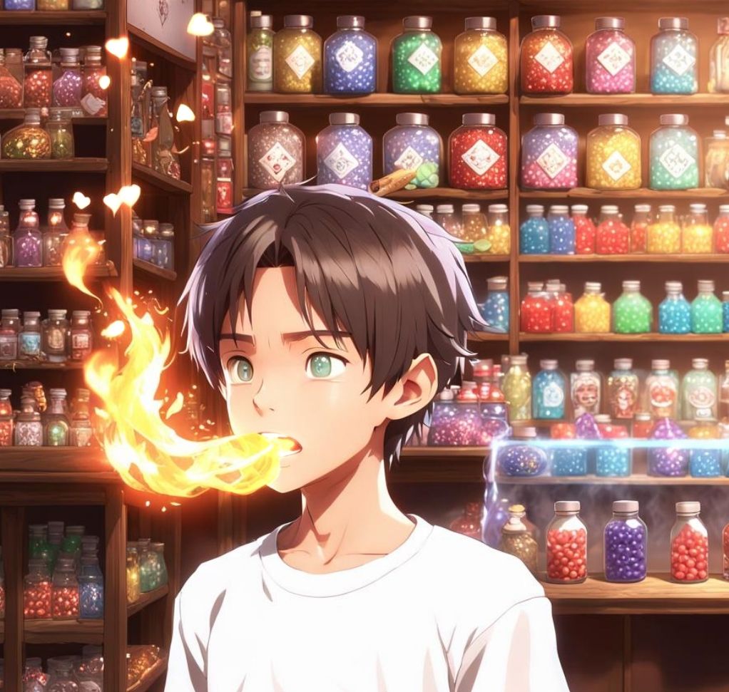 Prank Candy Fire Hot