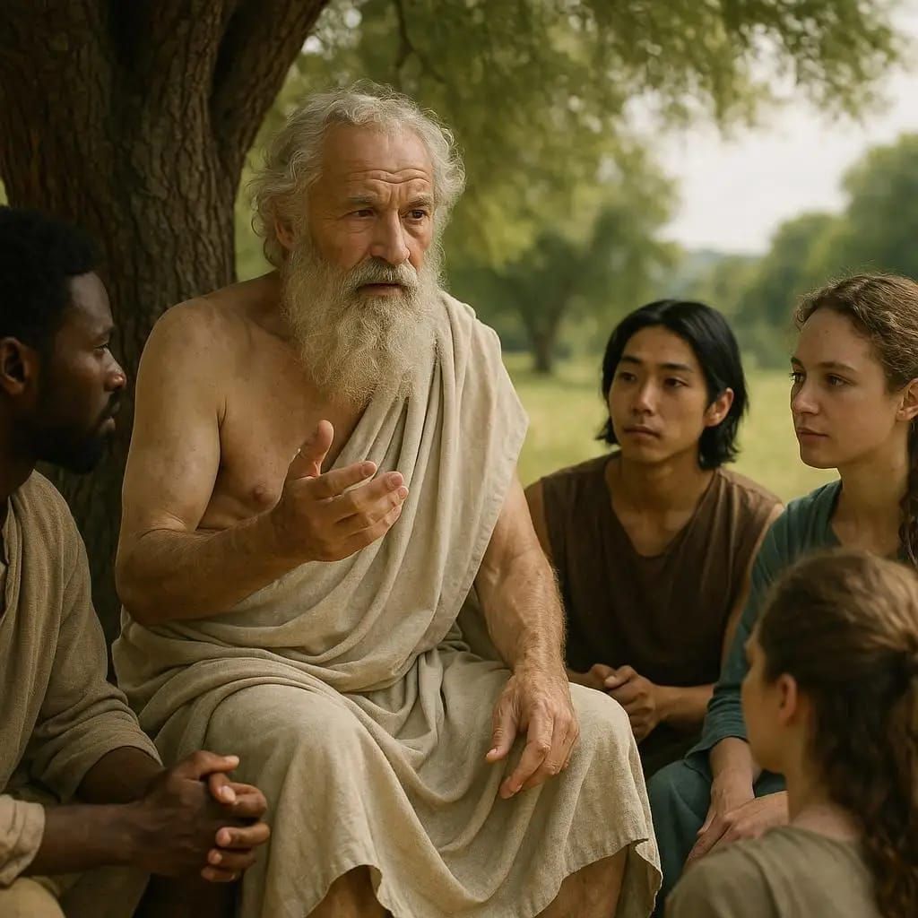 Socrates teaching