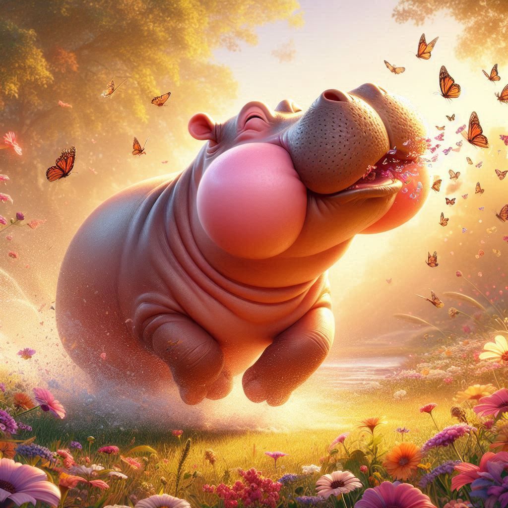 A Happy Hippo Hopped and Hiccupped