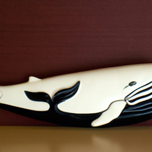 Scrimshaw whale