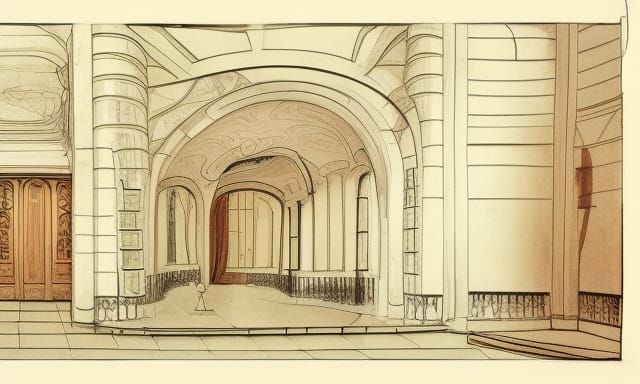art nouveau rococo architecture primitivism maximalist