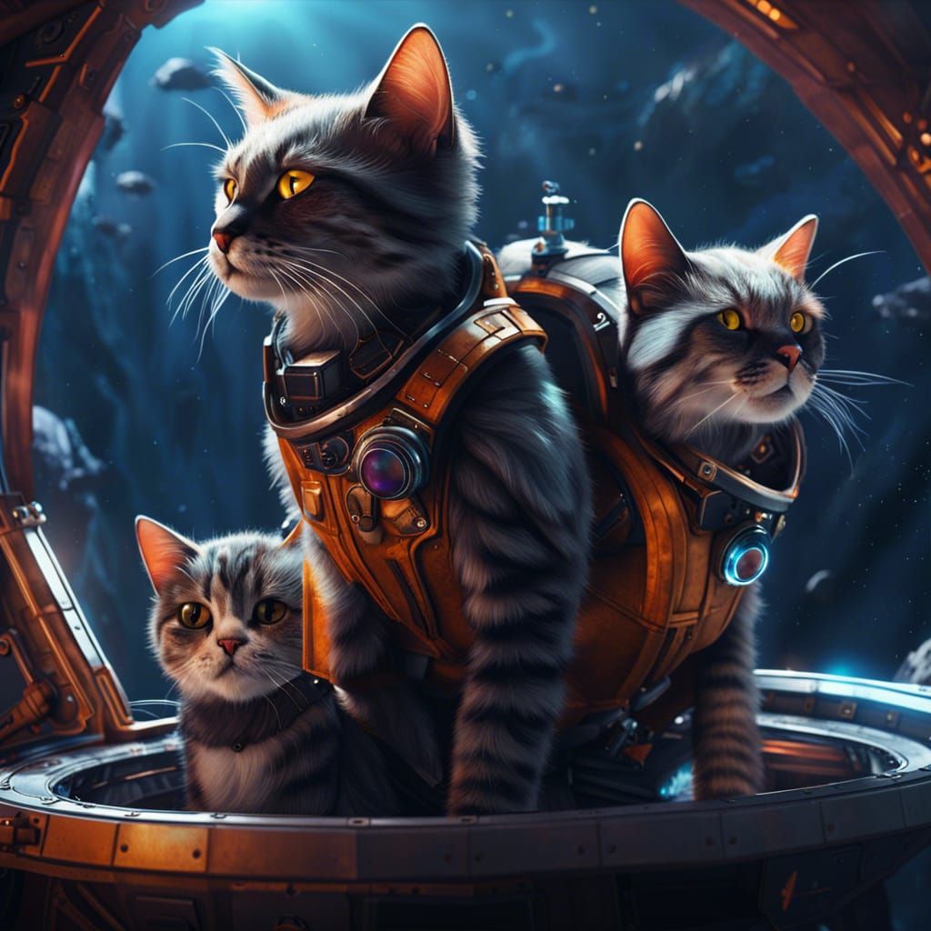 Feline Space Pirates