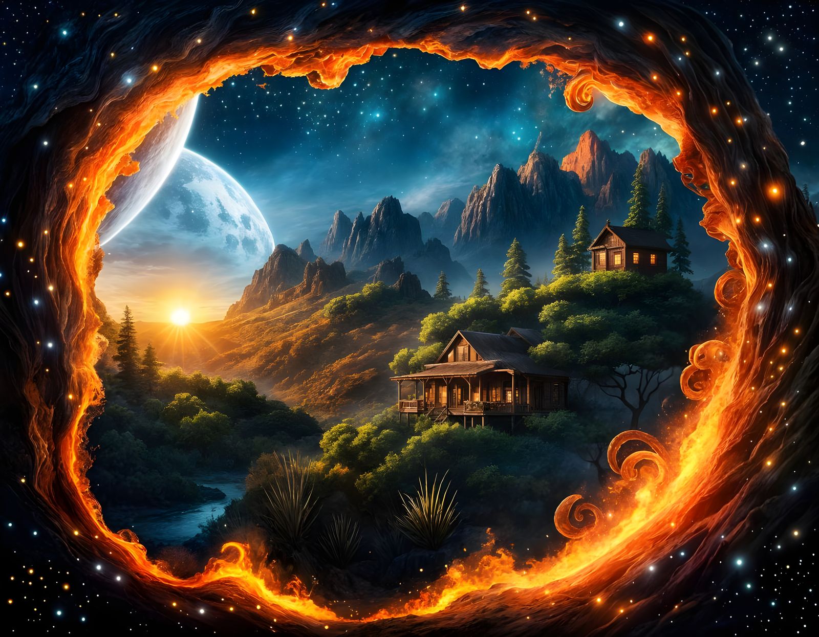 Travelling Through the Space-Time Continuum  by @KBunny001