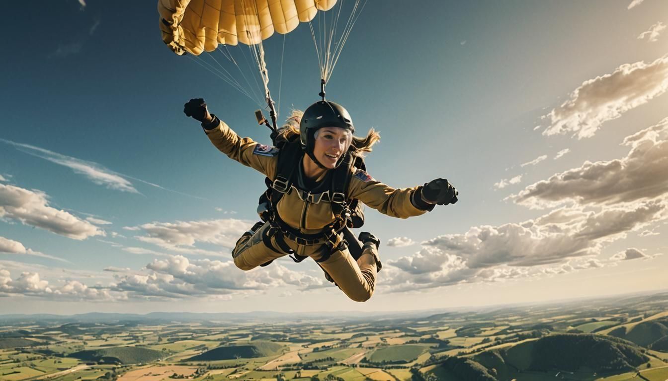 skydiving  by @Ghexghe