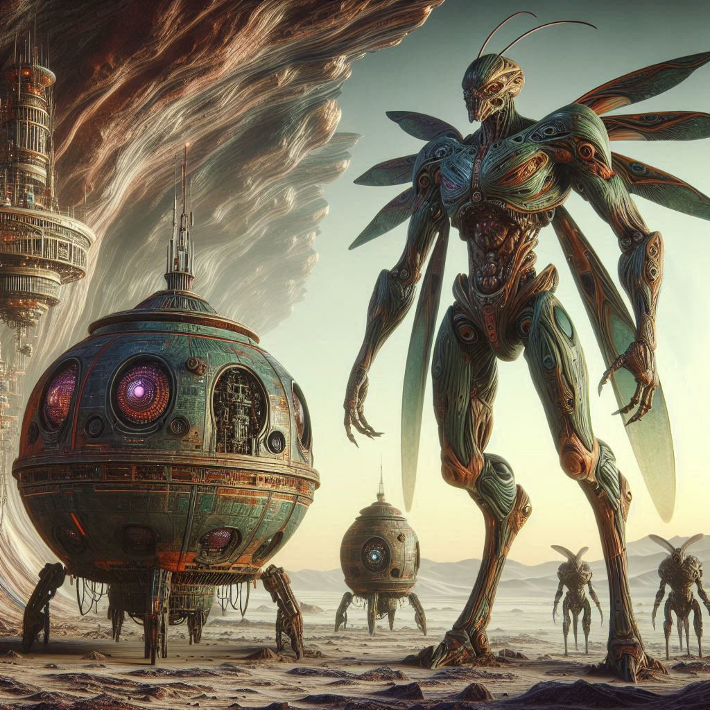 insectoid alien intruders