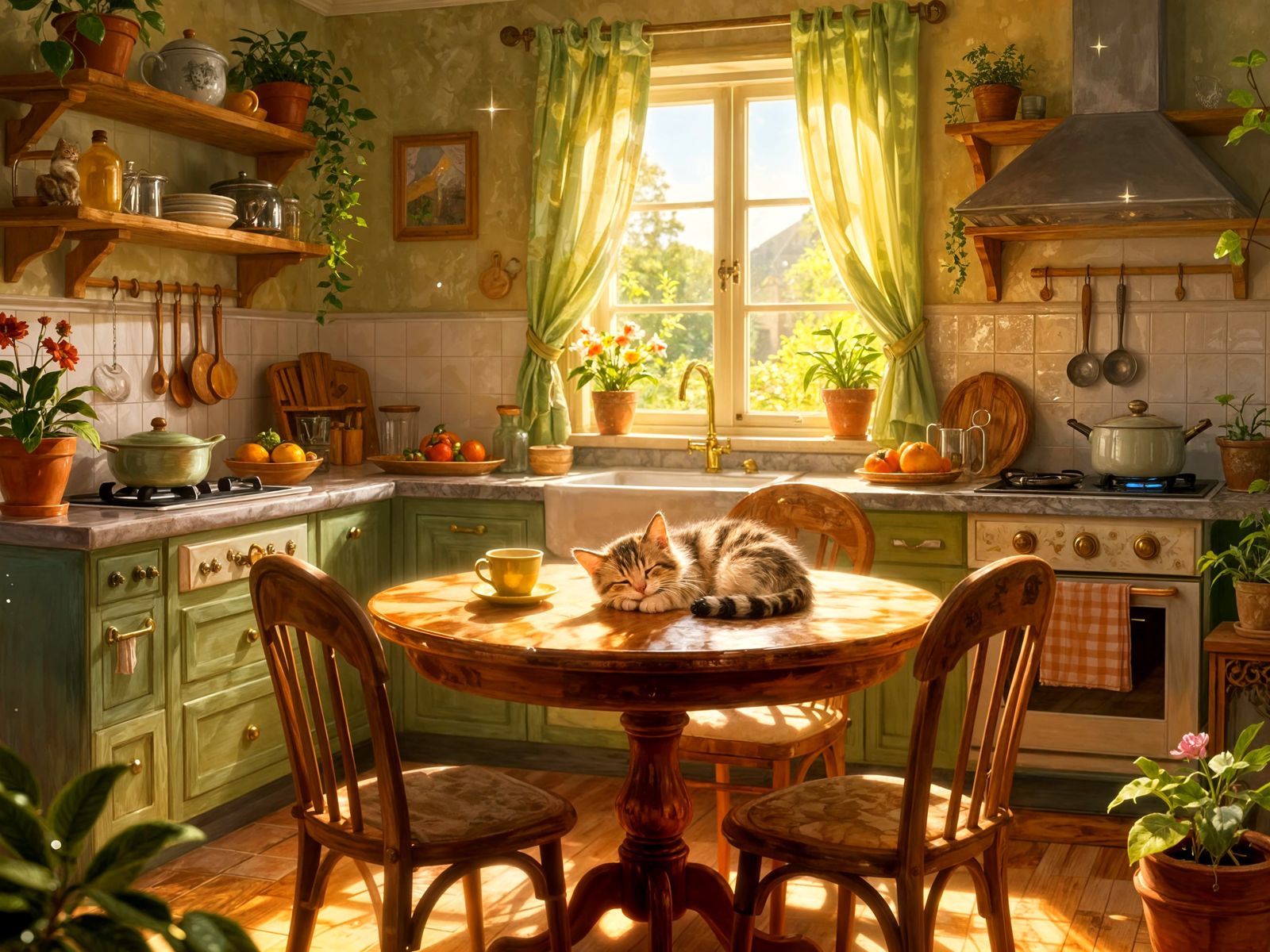 Kitchen is Where the Heart Is  by @Ria Hagane