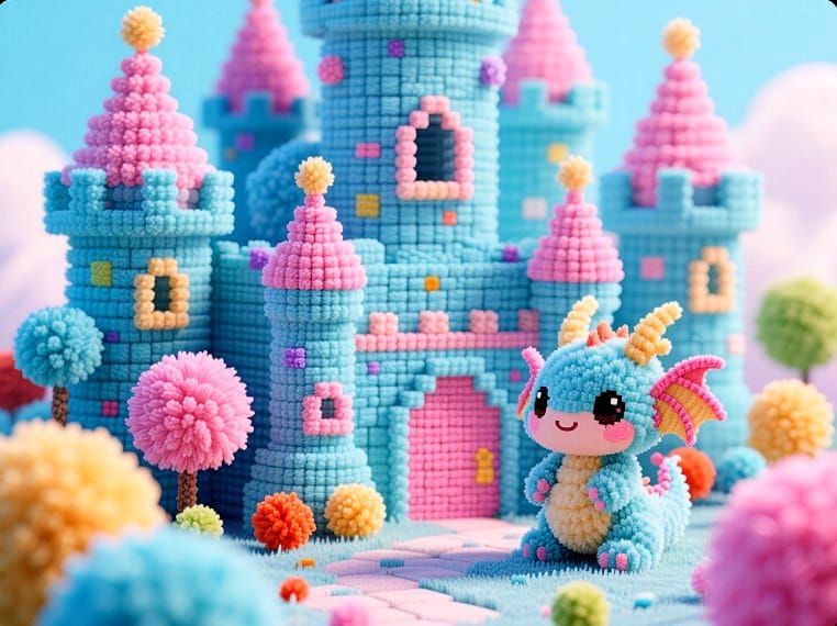 7/31/2025-Quest 1 Entry 2 Textured Pom Poms Art By Archangel...