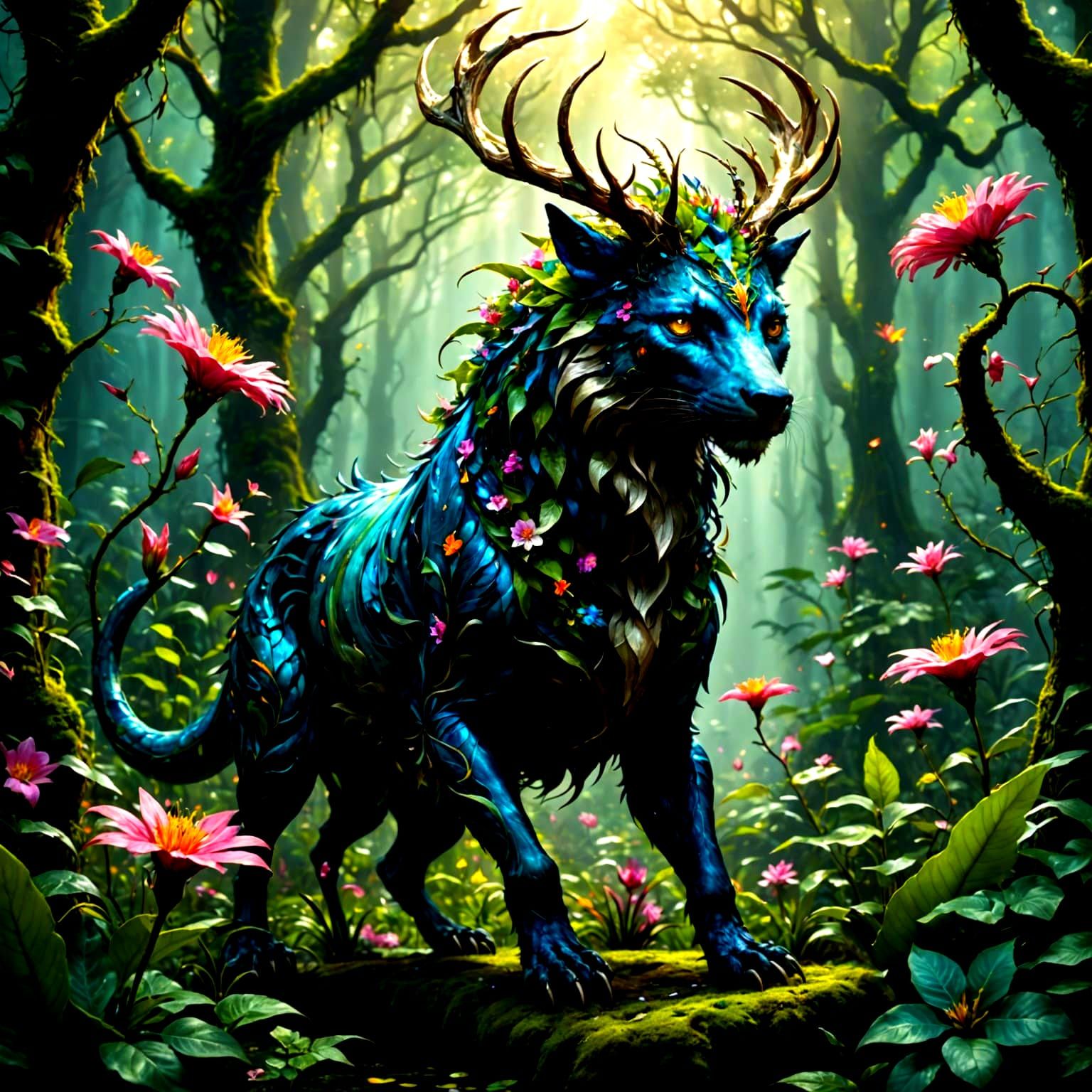 unique beasts or flora that could only exist in a world touched by magic.