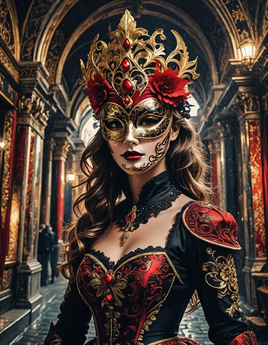 Venice Carnival Masquerade Mask