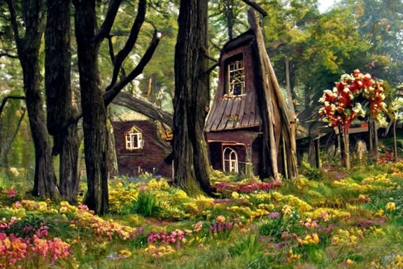 A beautiful and paceful Cottage in the forest. There are flo...