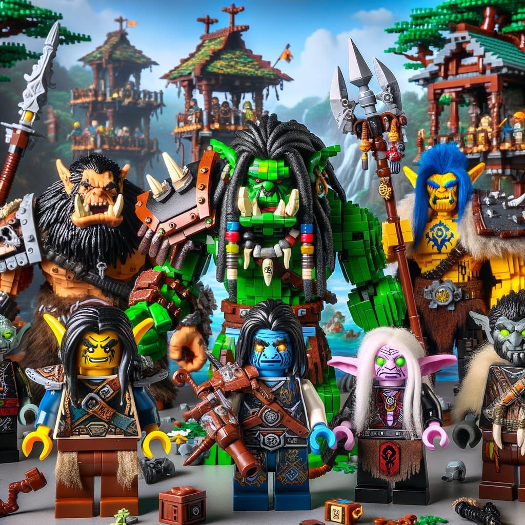 LEGO World of Warcraft Horde Races