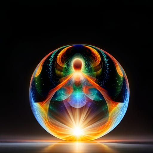 Synesthetic perception unravels the veil, revealing a tapest...