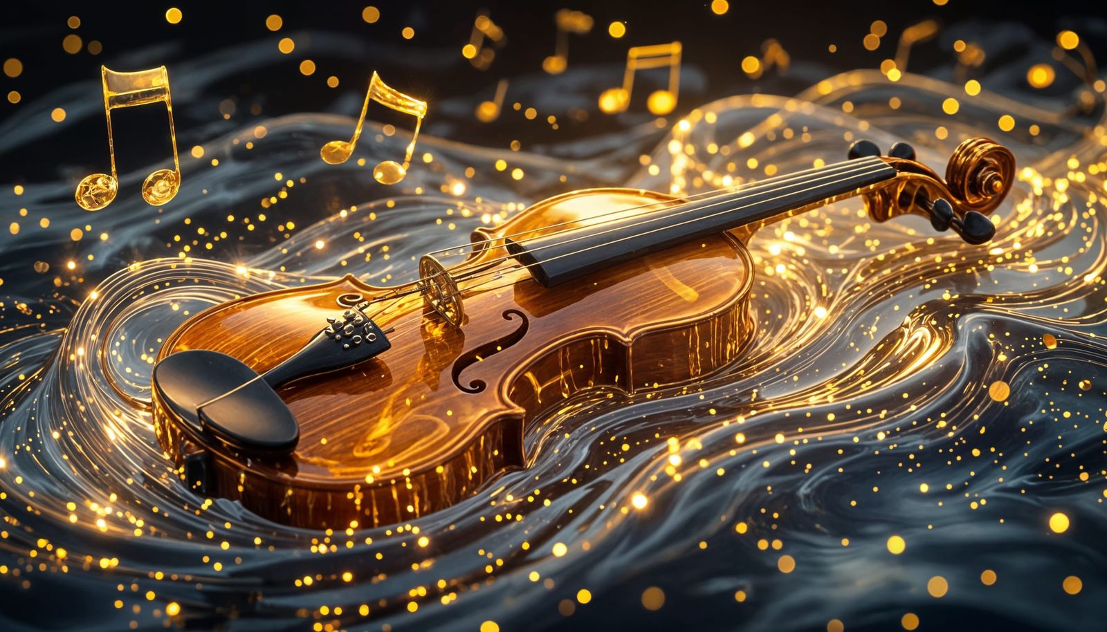 Golden melodies  by @BlackKnight