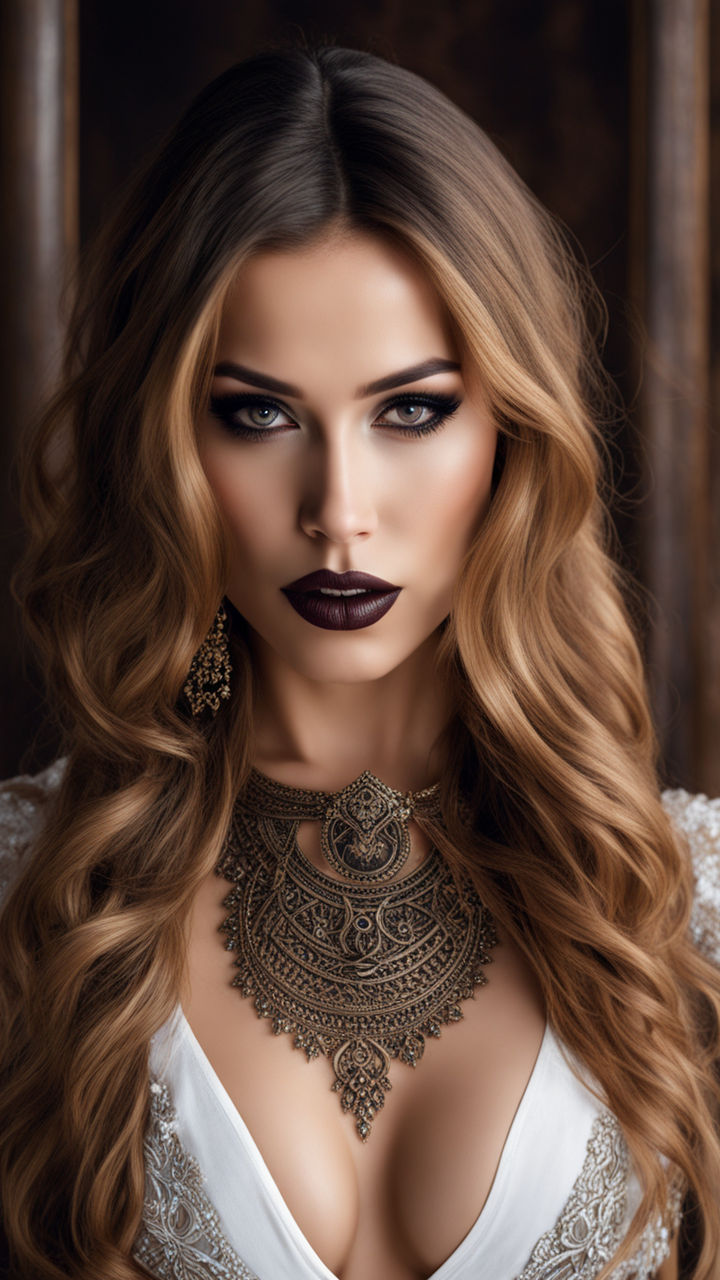 Gothic Attractive Model