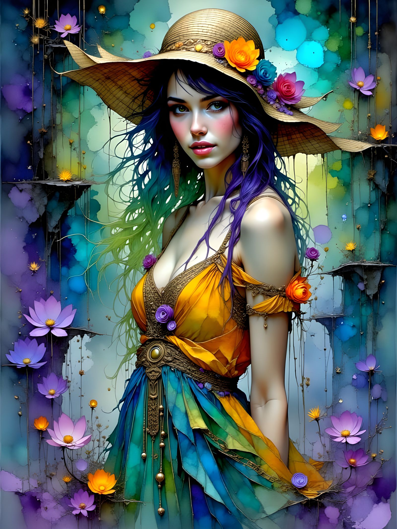 Blooming Divinity  by @Queen Poppy