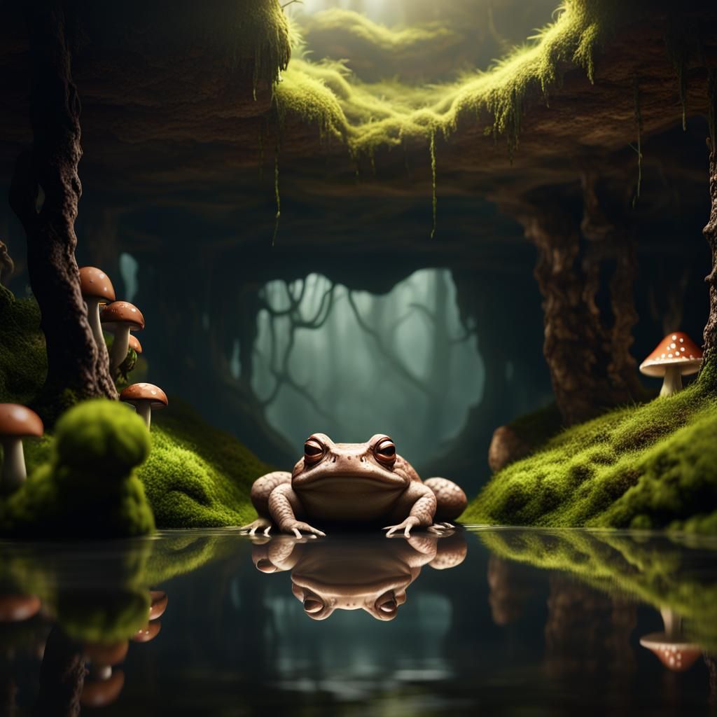 The Toad - AI Generated Artwork - NightCafe Creator