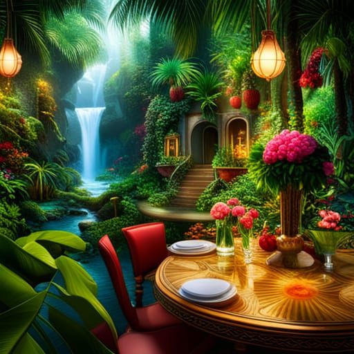 A tropical world.