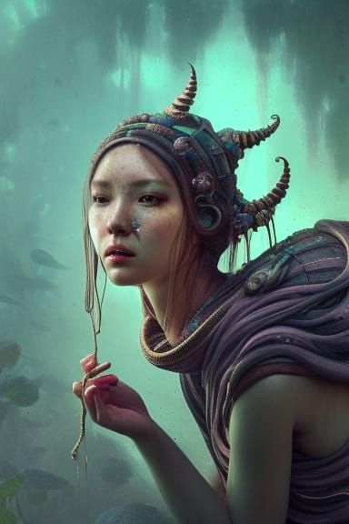 Snailmaid from the Planet Oceania Charvonus