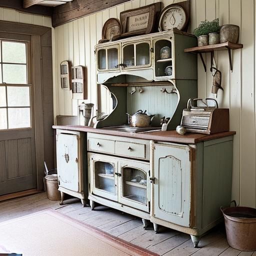 vintage: nostalgic: country farmhouse style: - AI Generated Artwork ...