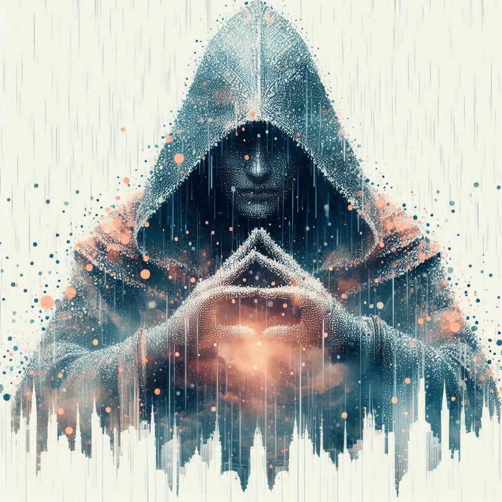 double exposure beautiful fantasy DALL-E 3 portrait landscap...