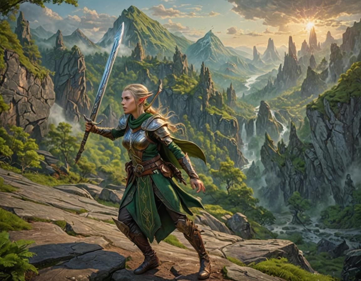 Female Elf searching for her lost people