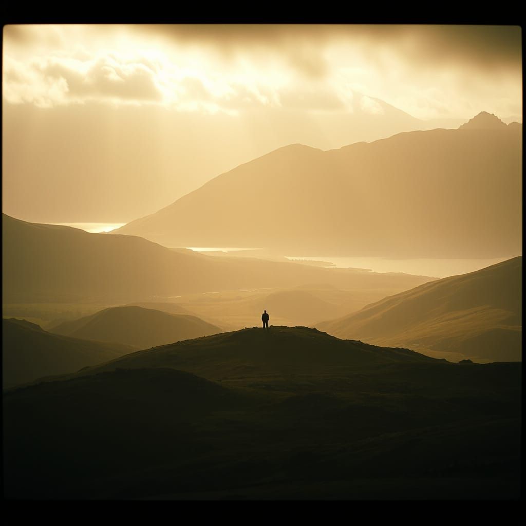Epic Scottish Highlands Landscape in Cinematic Style