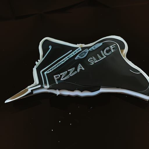 Crystal pizza slice 🍕