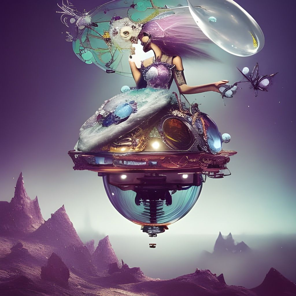 Cyberpunk Fairy UFO