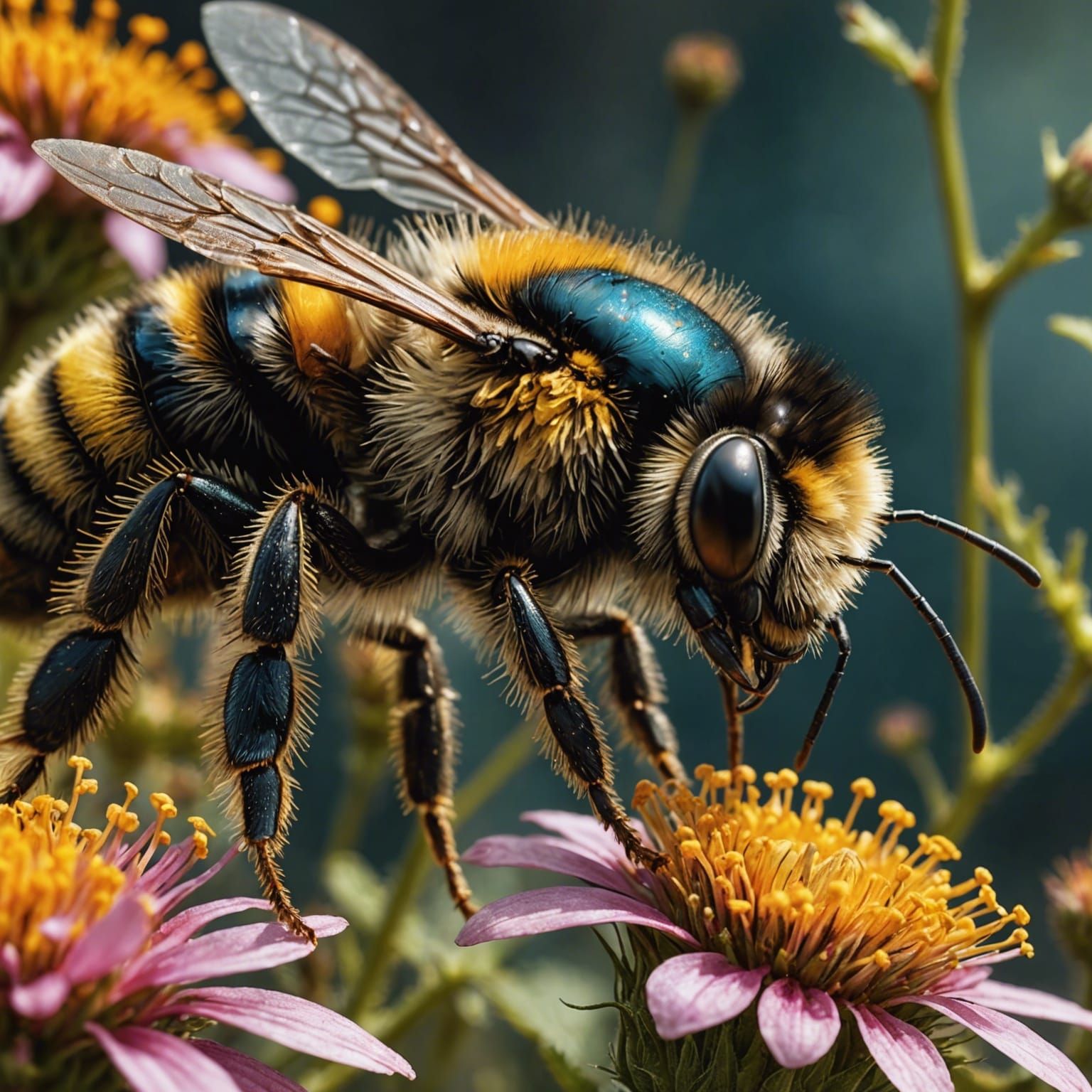 Bumblebee closeup  by @Stoop