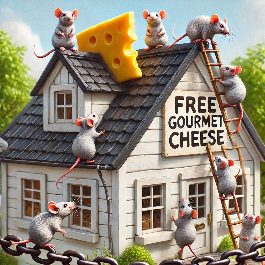 Our House has a Mice problem  by @CyberDragon