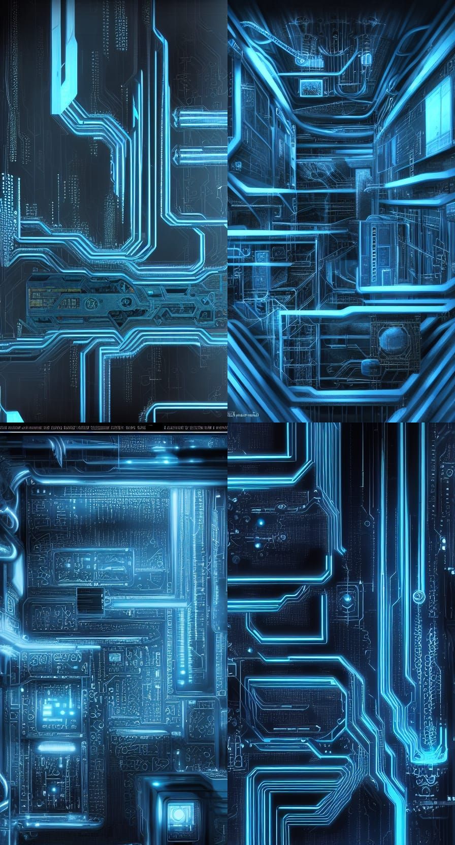 Concept art: ormamental motherboard palace room. Tags: limin...