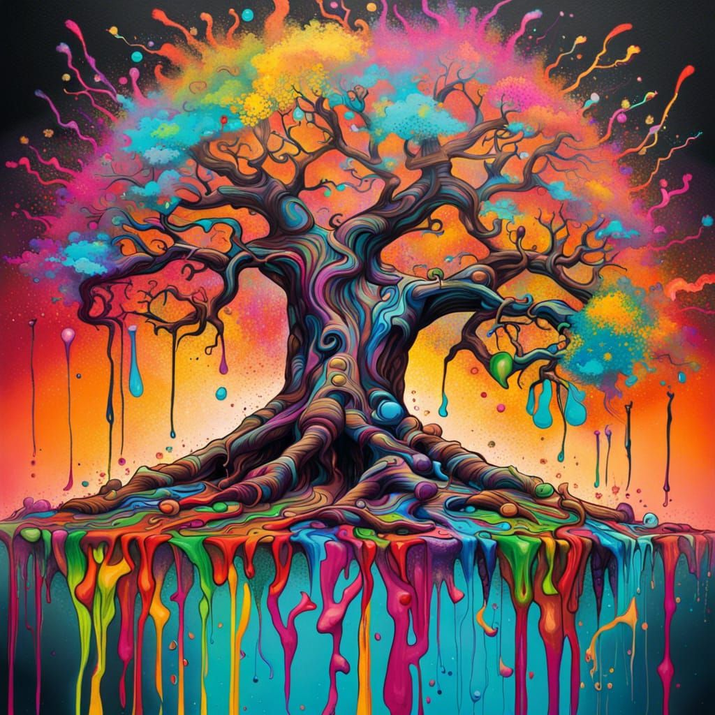 Psychedelic   by @Aeonbeepbeep