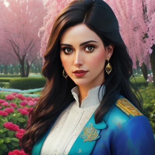 <lora:DS8 portrait:1.0>Photorealistic Portrait of a beautiful woman walking in a garden. High resolution. Sharp focus. High contrast. Maxim...