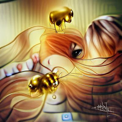 Golden honey
