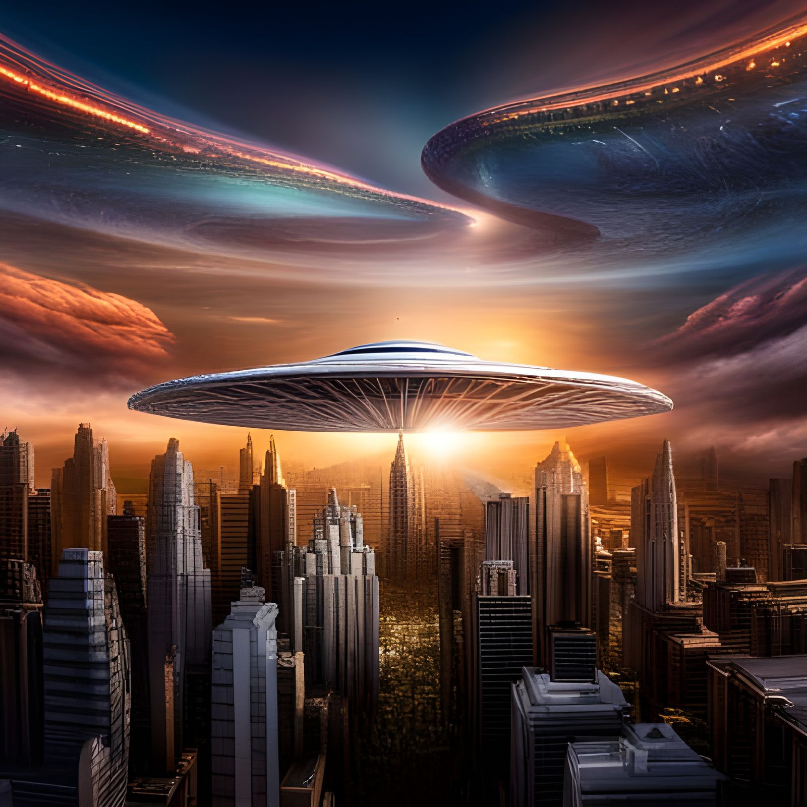 Flying saucer AI Generated Artwork NightCafe Creator