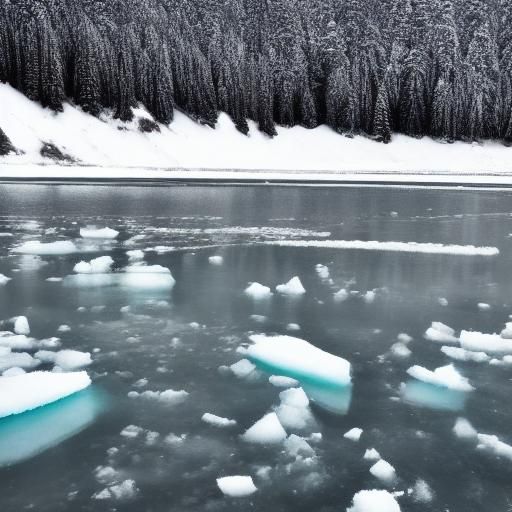 icy lake