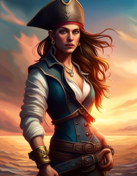 She pirate - AI Generated Artwork - NightCafe Creator