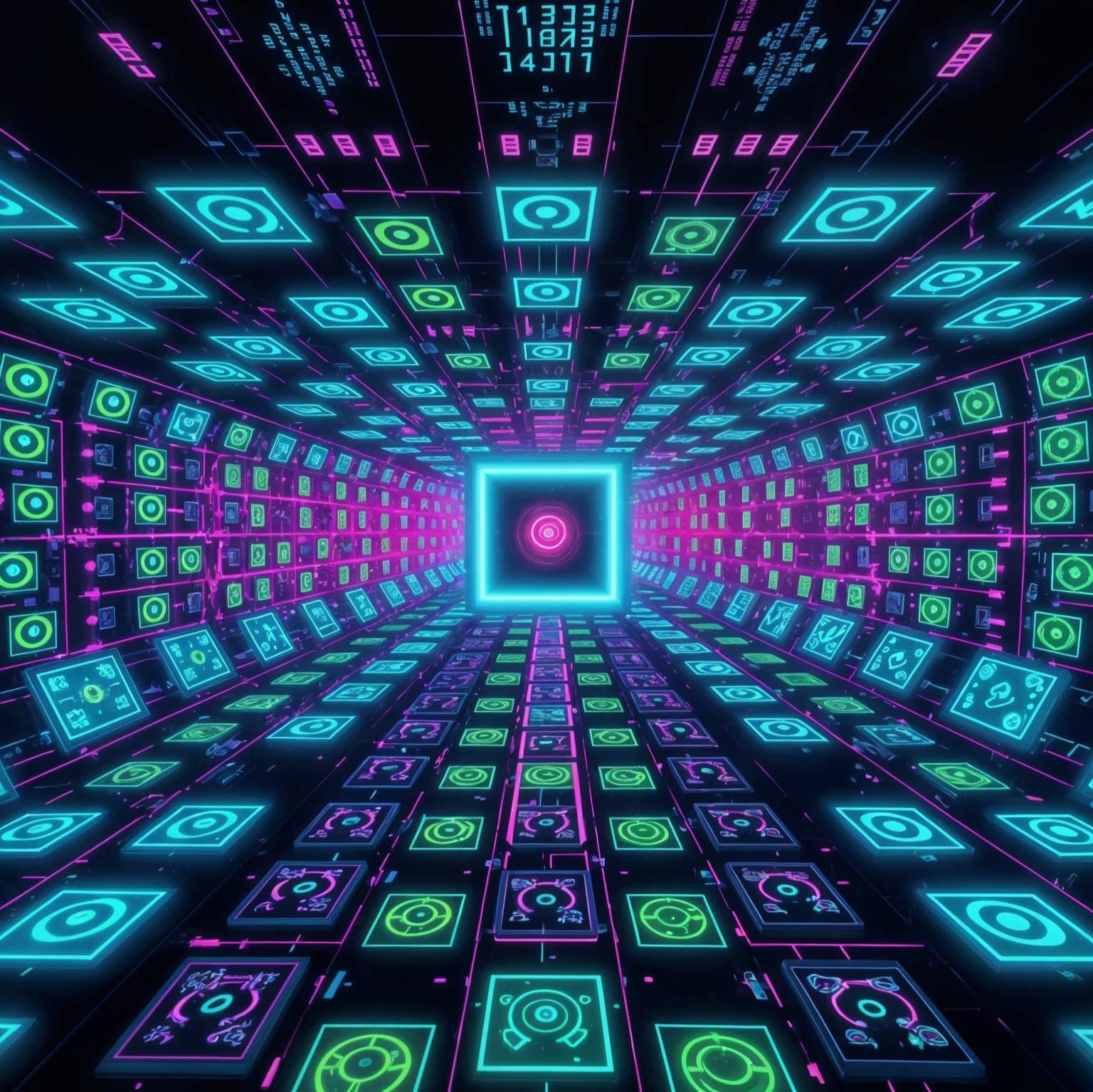 Neon Protocol  by @Wesker