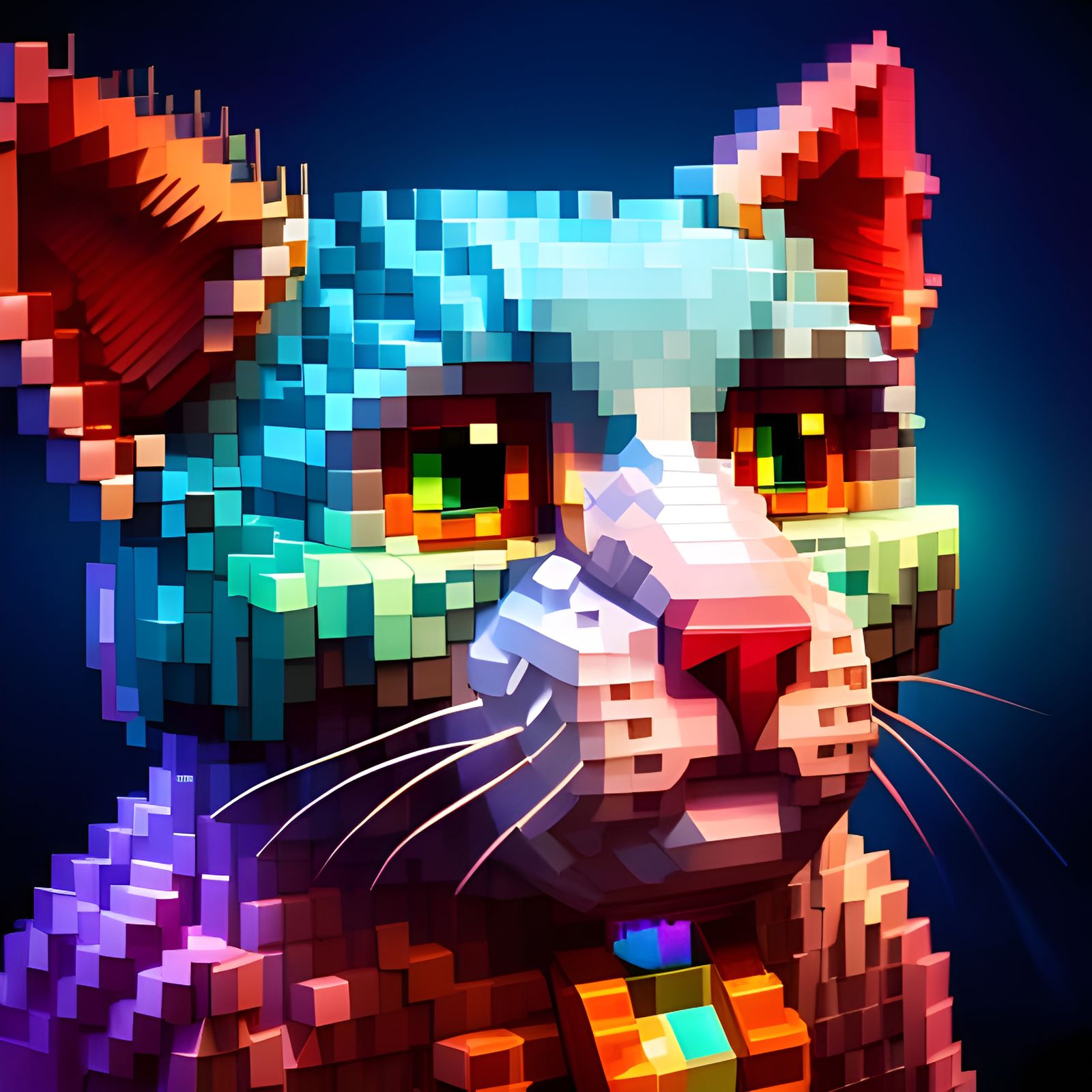 pixel cat false