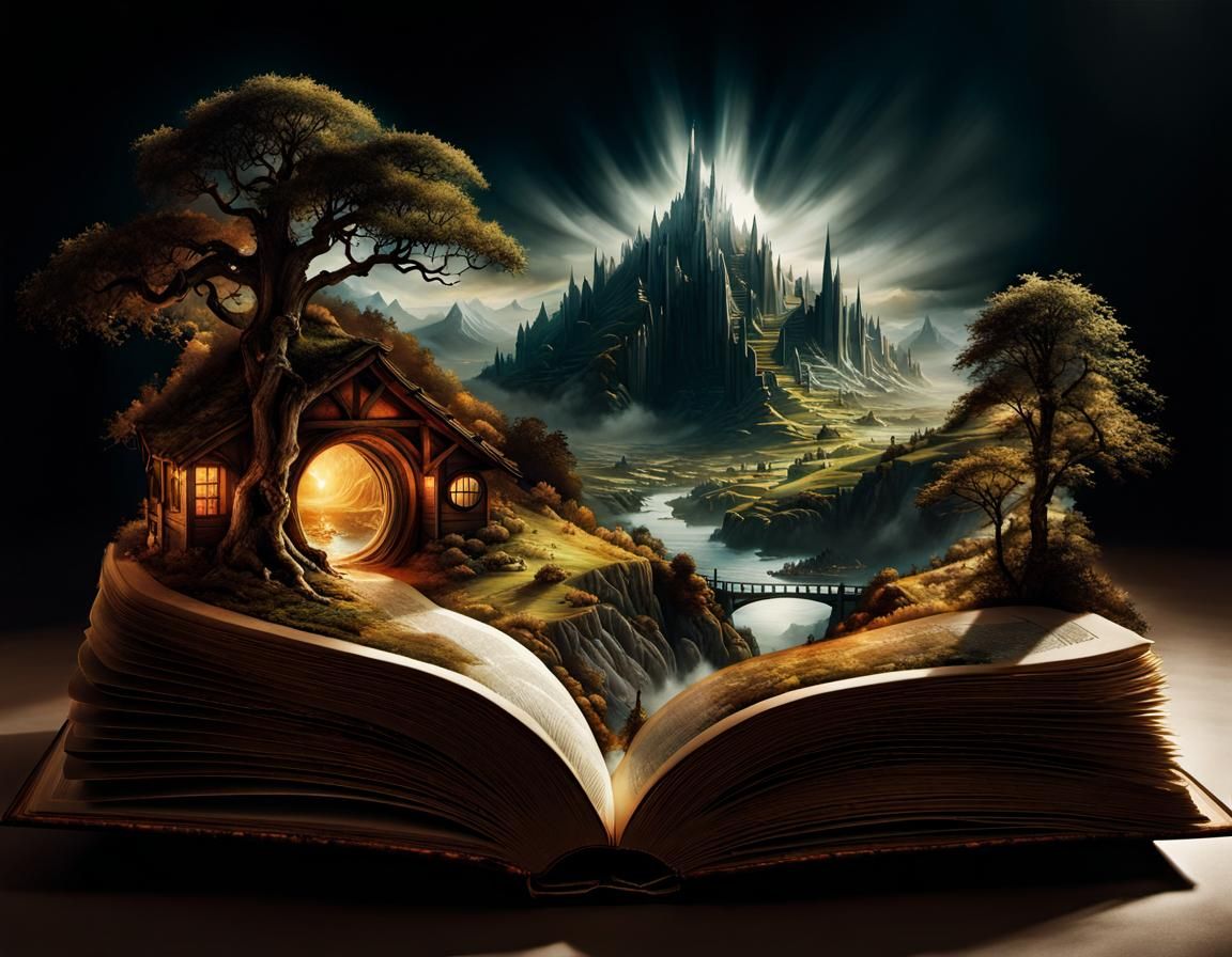 "The Hobbit": The road goes ever on and on...  by @Romanova Oksana