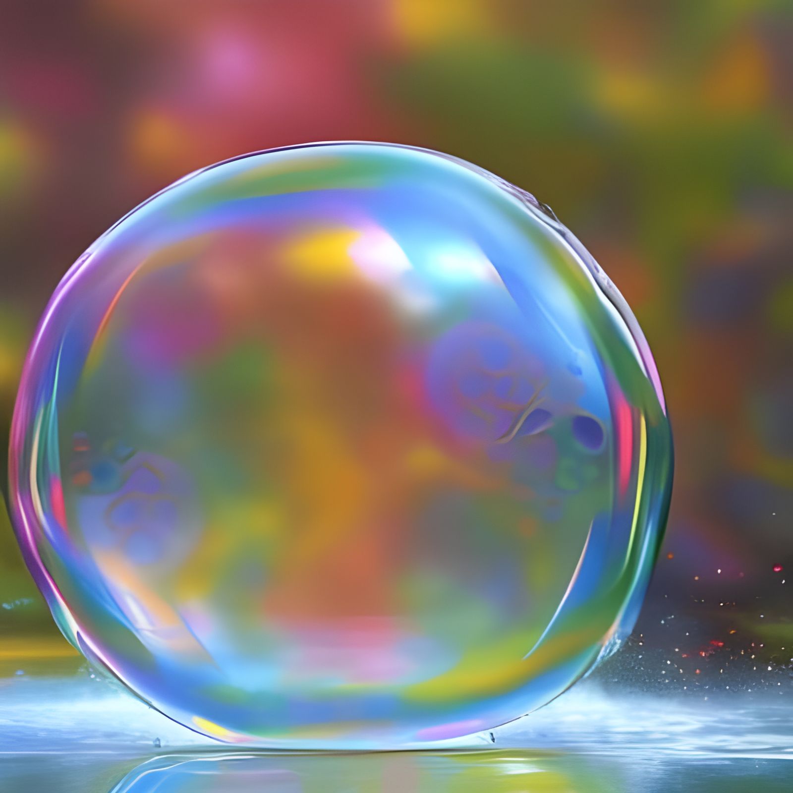 Rainbow bubble 🫧