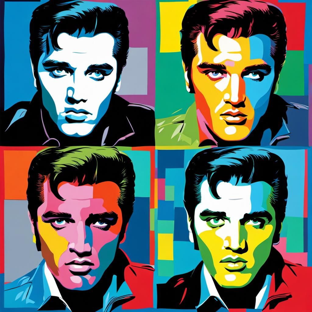 Elvis Presley  by @jonathan kiss