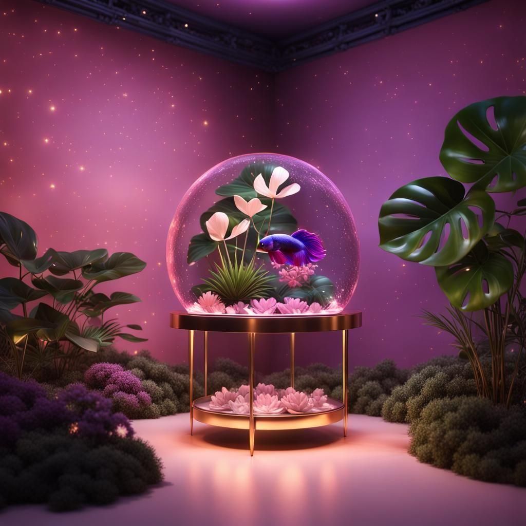 Terrarium... Or aquarium? AI Generated Artwork NightCafe Creator