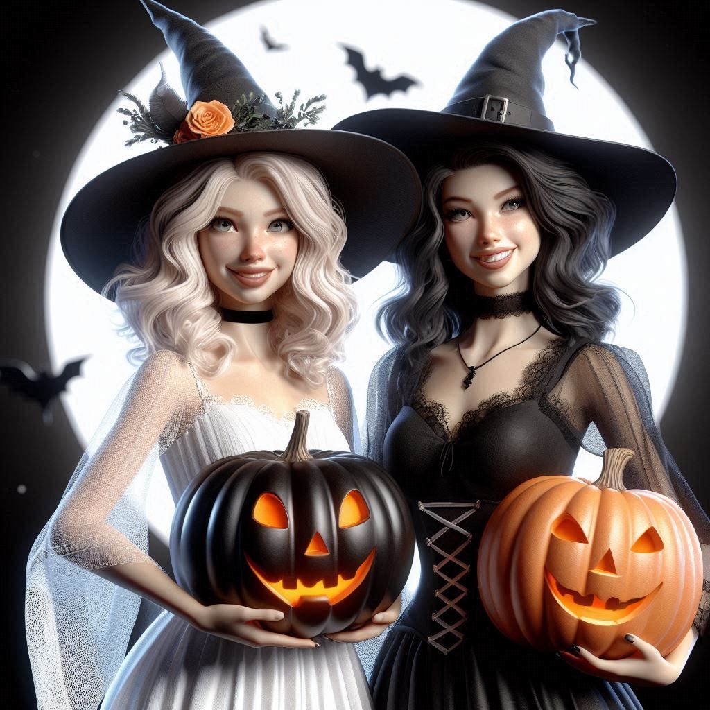 Witches in Black and White